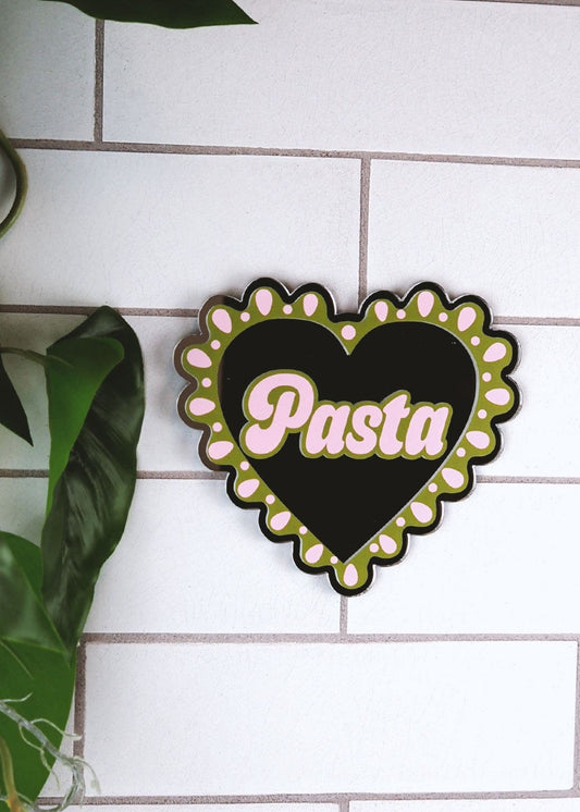 I Heart Pasta Mirror