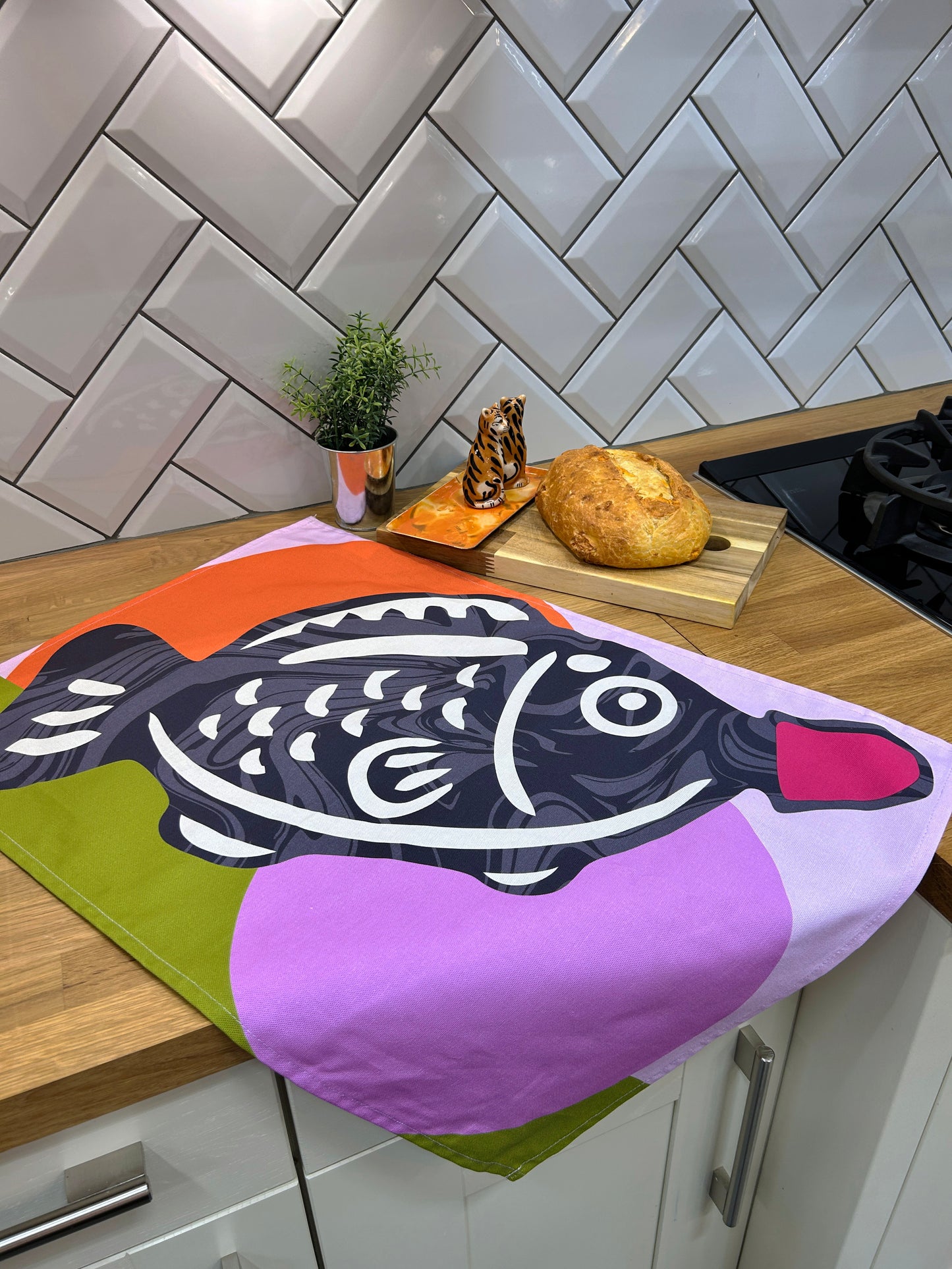 Soy Sauce Fish Tea Towel