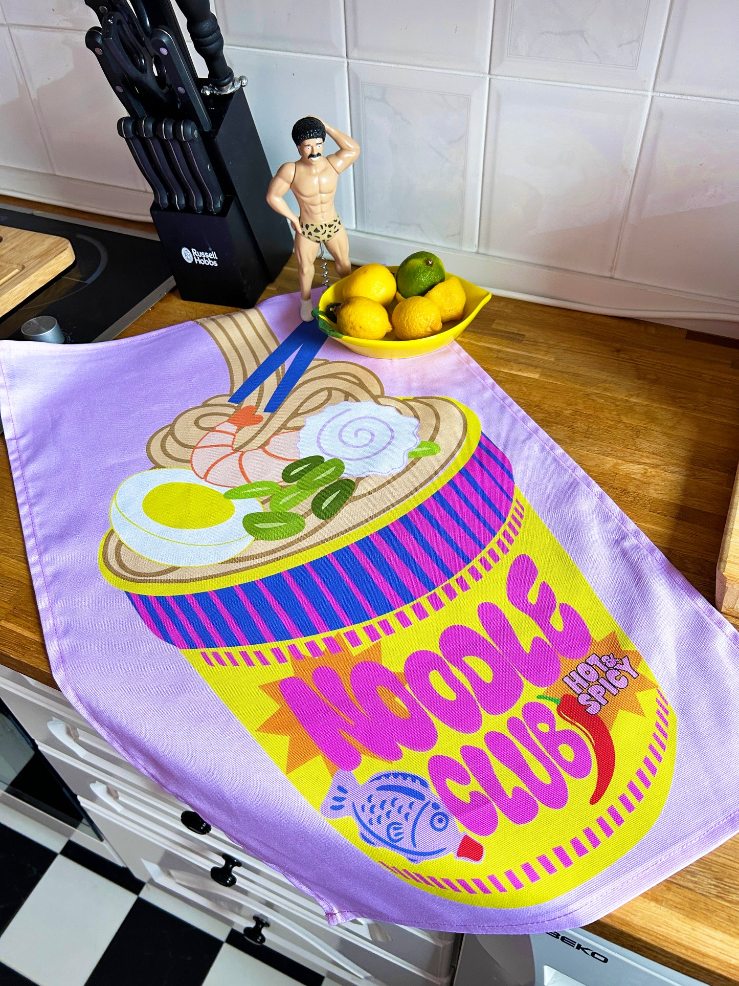 Noodle Club Tea towel