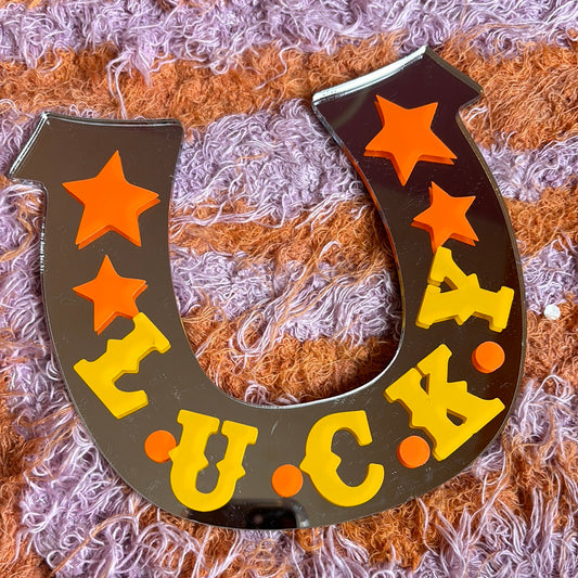 Lucky horseshoe / orange & yellow only