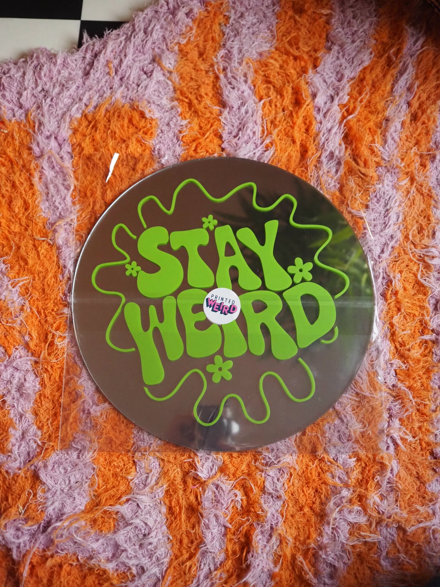 30cm Stay Weird Green