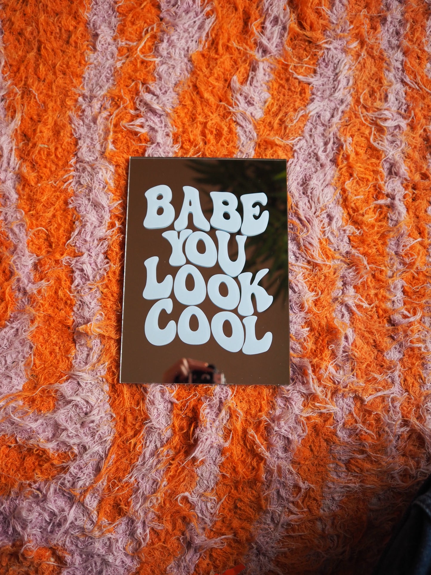 Babe you look cool - A5 Pastel Blue