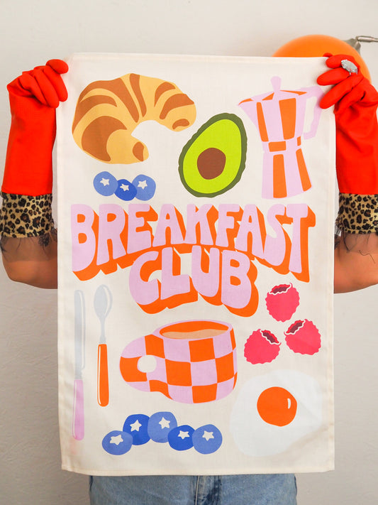 Breakfast Club Tea towel