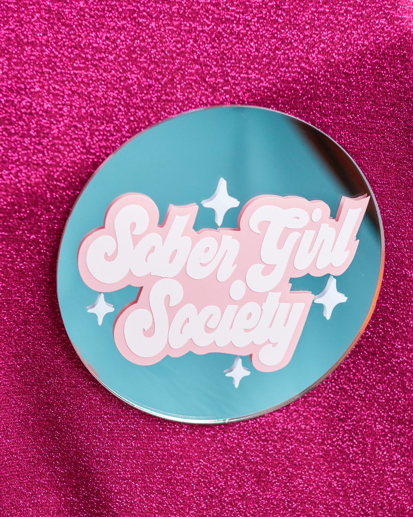 Sober Girl Society x Printed Weird - Sober Girl Mini Mirror