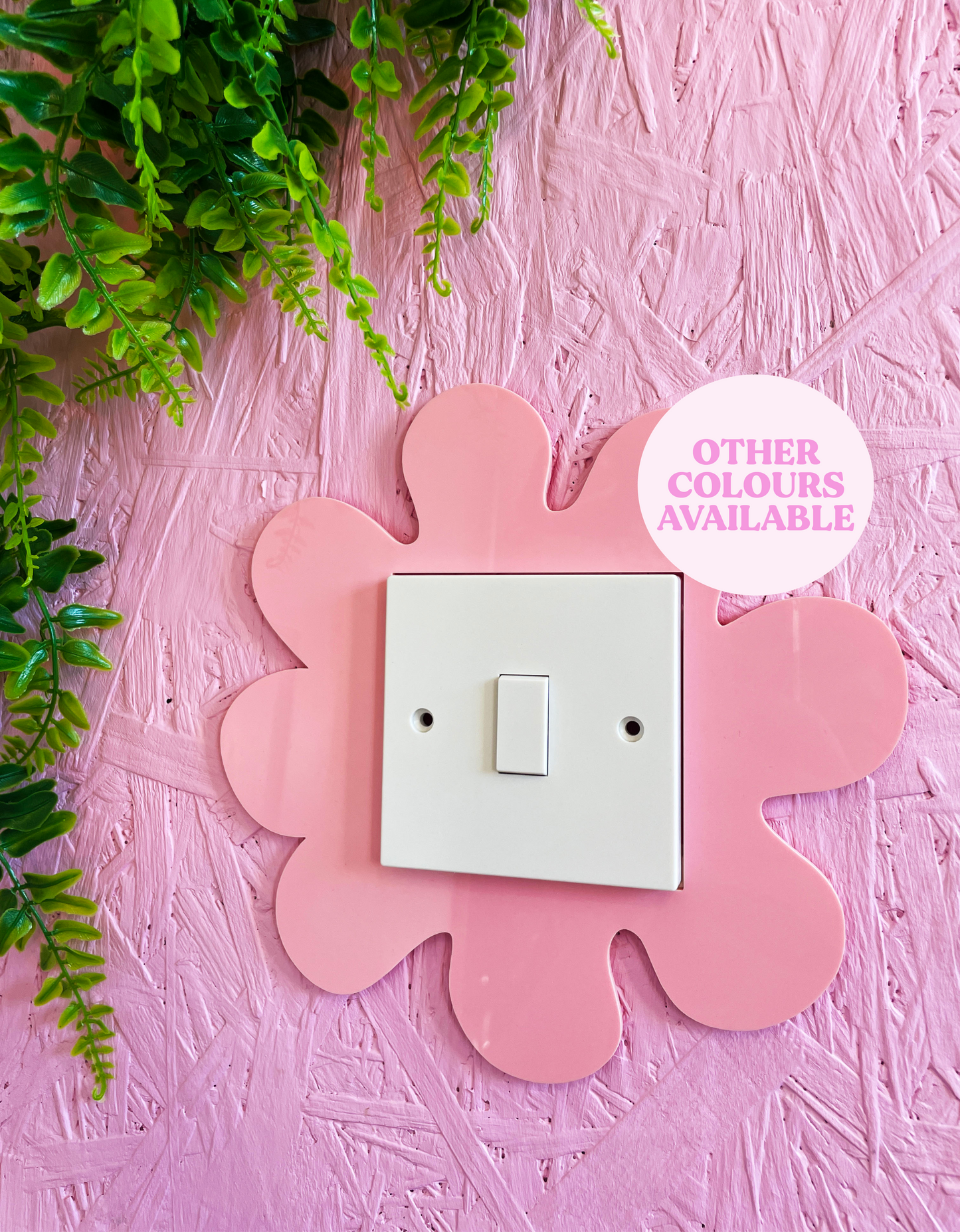 Sunburst Light Switch Cover - Different Colours