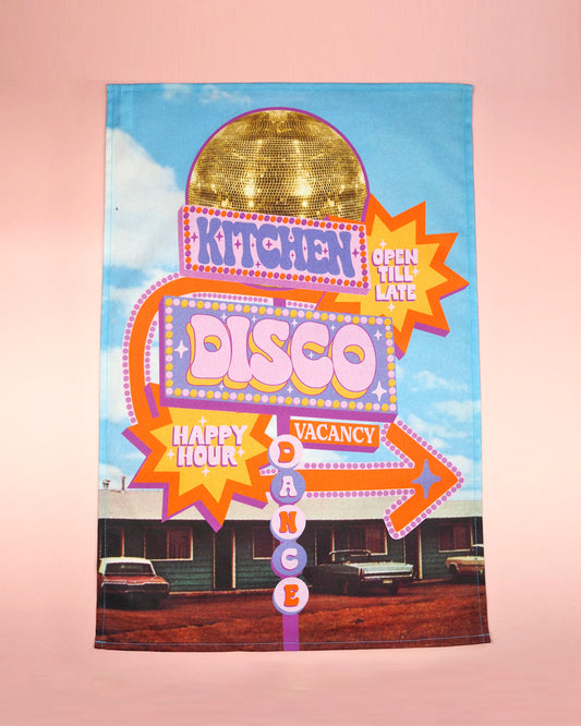 Kitchen Disco Tea towel