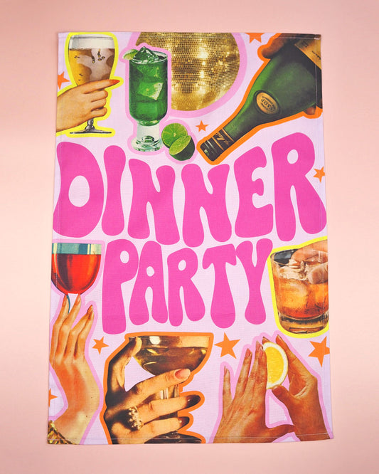 Dinner Party Tea towel