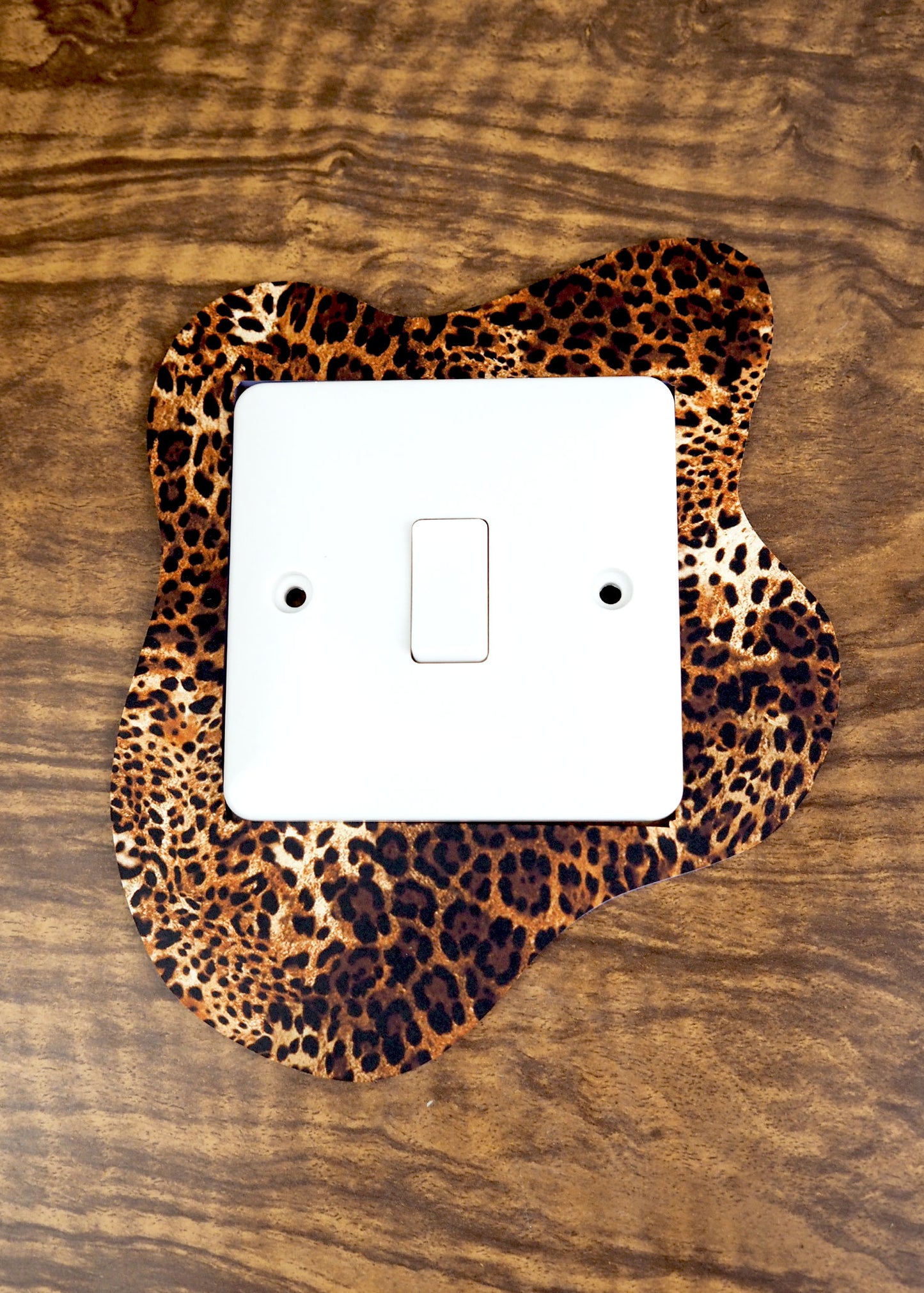 Leopard Print Light Switch Cover