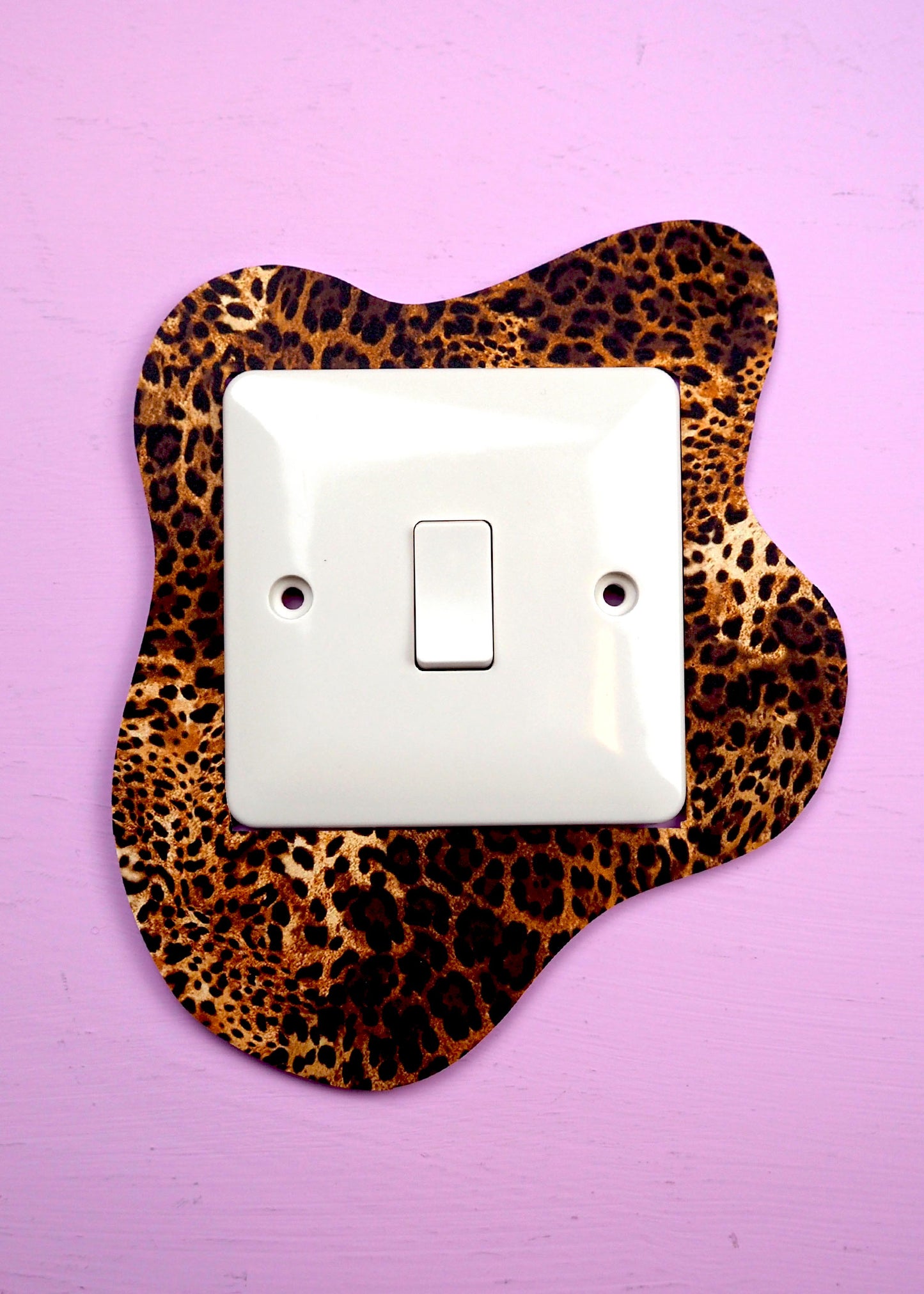 Leopard Print Light Switch Cover