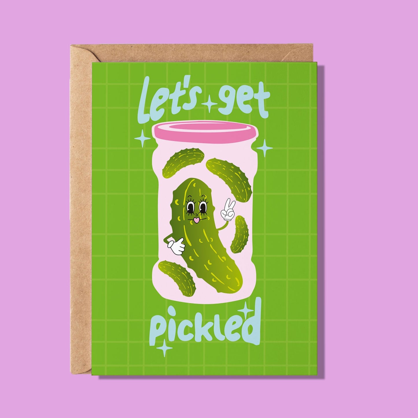 Let's Get Pickled Greeting Card