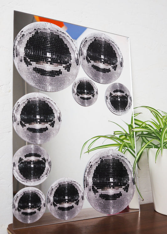 Silver Disco ball Vinyl Decal Pack