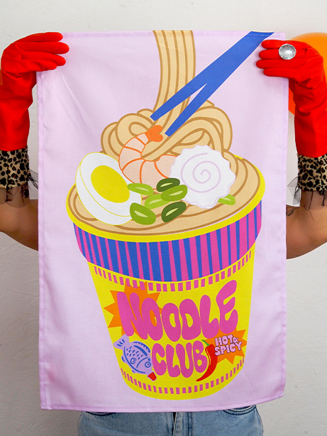 Noodle Club Tea towel