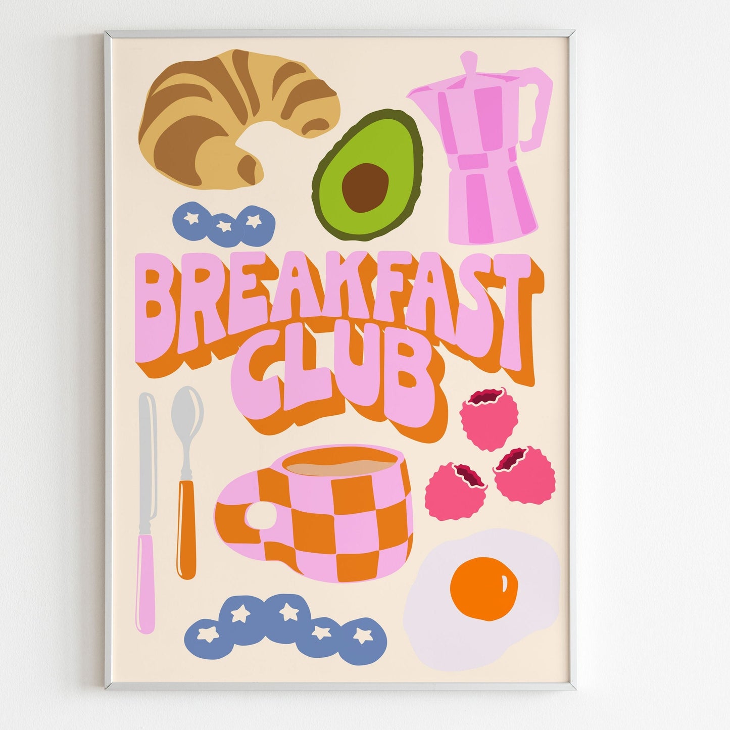 Breakfast Club Wall Print