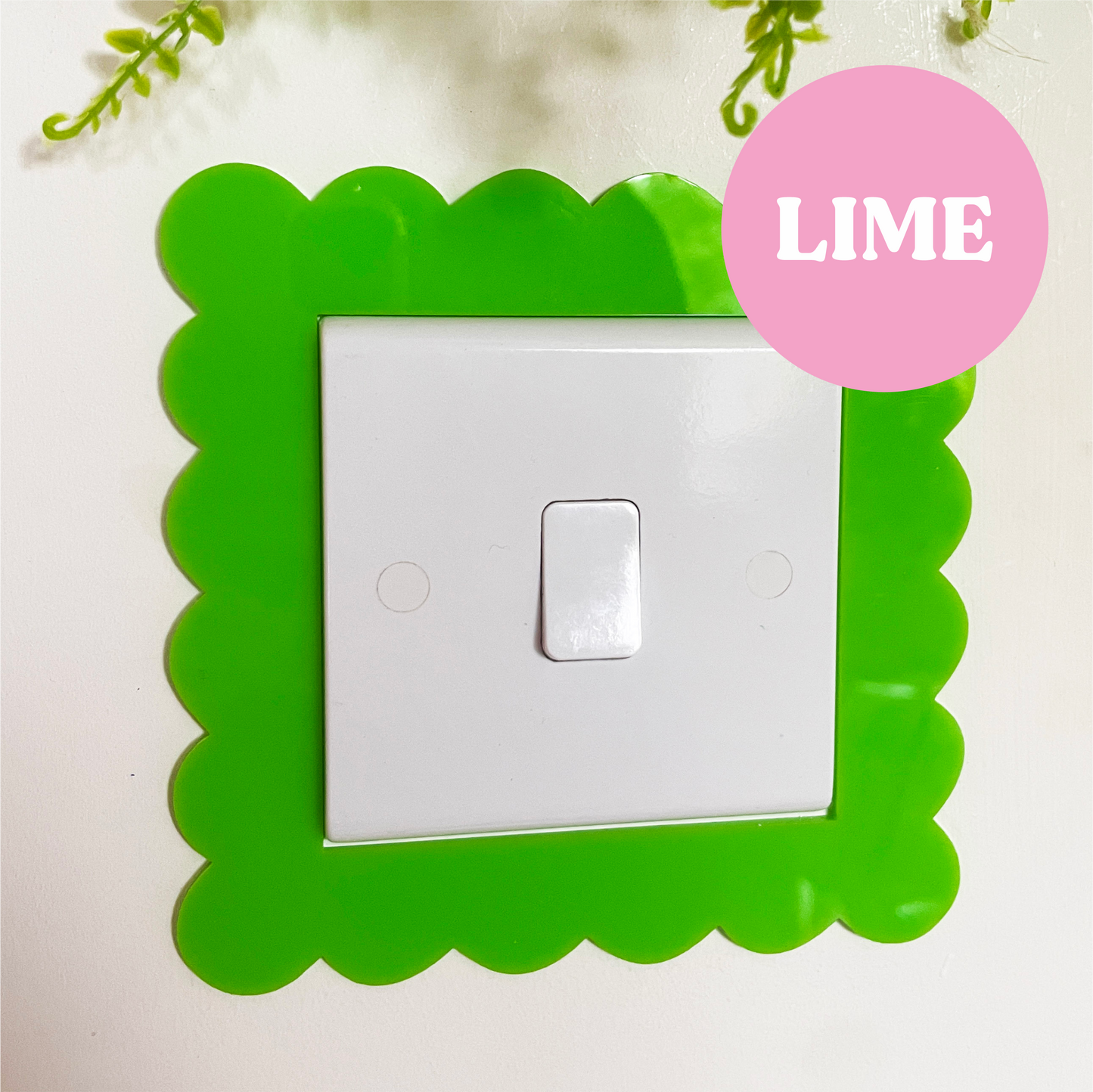 Scallop Edge Light Switch Cover - PrintedWeird